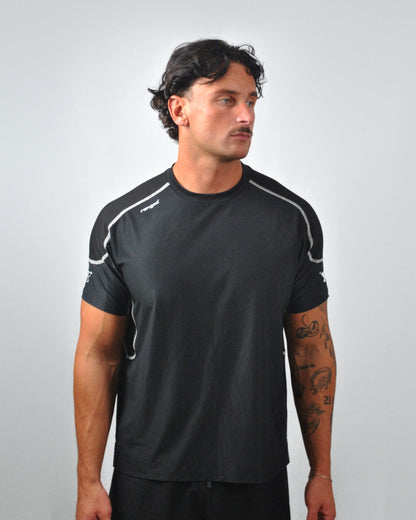 SHORT SLEEVE MESH TEE