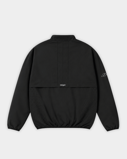 LIGHTWEIGHT QUARTER-ZIP - BLACK