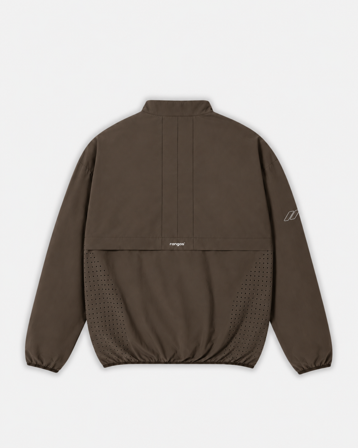 LIGHTWEIGHT QUARTER-ZIP - BROWN