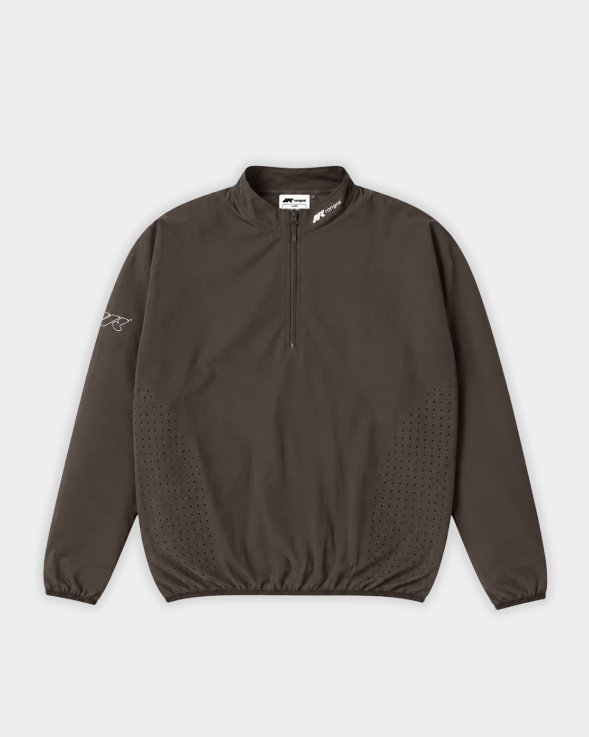 LIGHTWEIGHT QUARTER-ZIP - BROWN