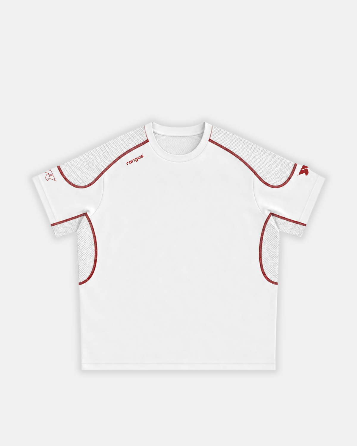 SHORT SLEEVE MESH TEE - WHITE