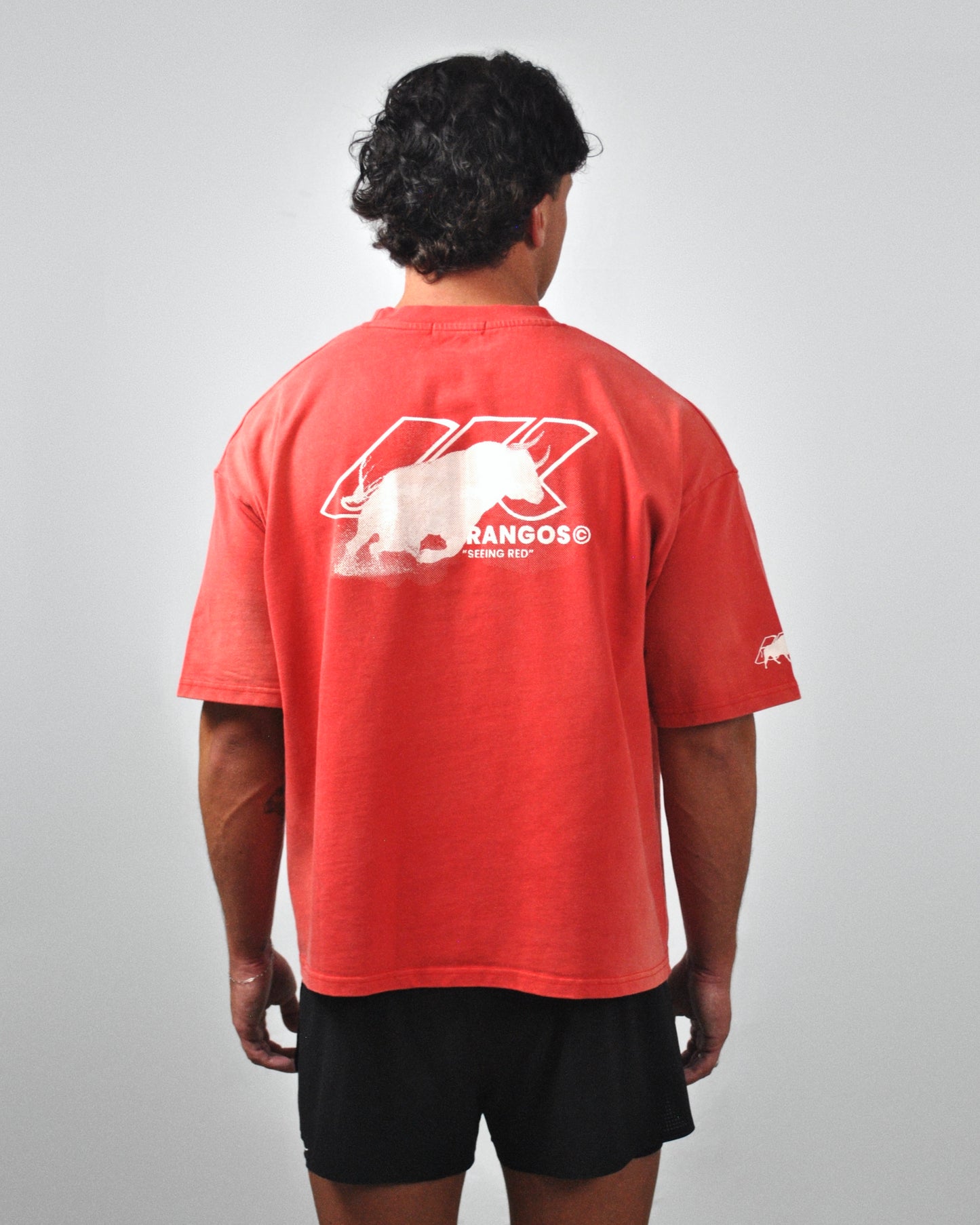 'SEEING RED' WASHED TEE