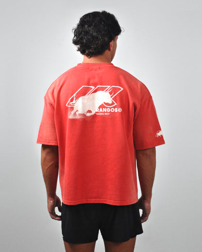 'SEEING RED' WASHED TEE