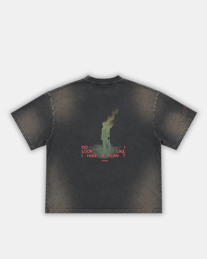 'NO PLAN' WASHED TEE