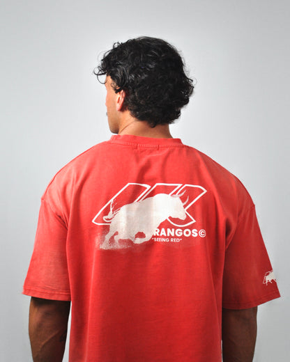 'SEEING RED' WASHED TEE