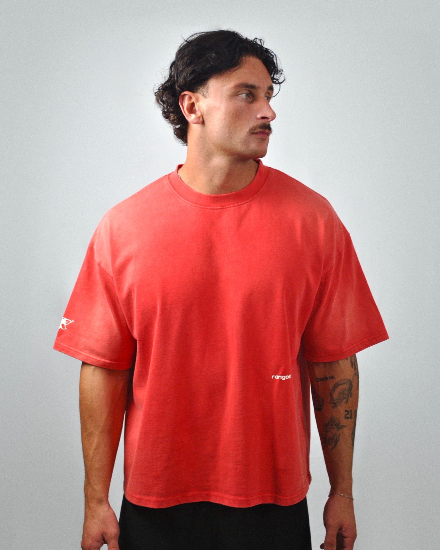 'SEEING RED' WASHED TEE