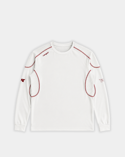 LONG SLEEVE MESH TEE