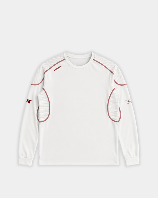 LONG SLEEVE MESH TEE