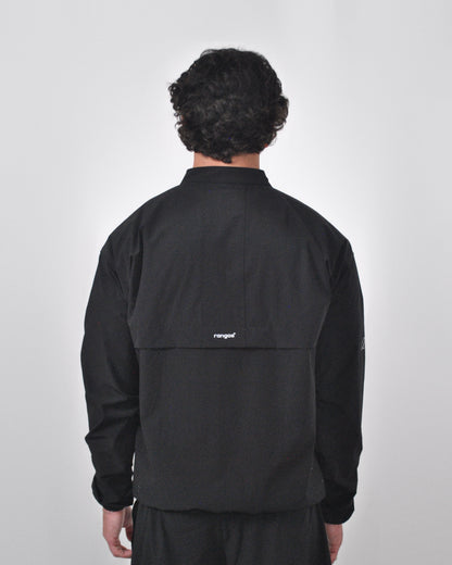 LIGHTWEIGHT QUARTER-ZIP - BLACK