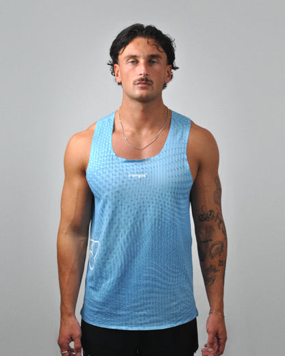 PERFORMANCE SINGLET - BLUE