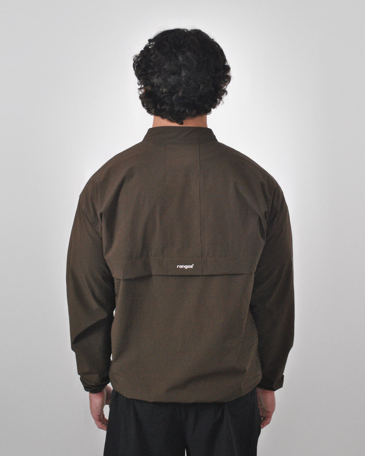 LIGHTWEIGHT QUARTER-ZIP - BROWN