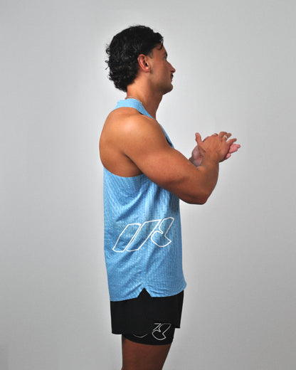 PERFORMANCE SINGLET - BLUE